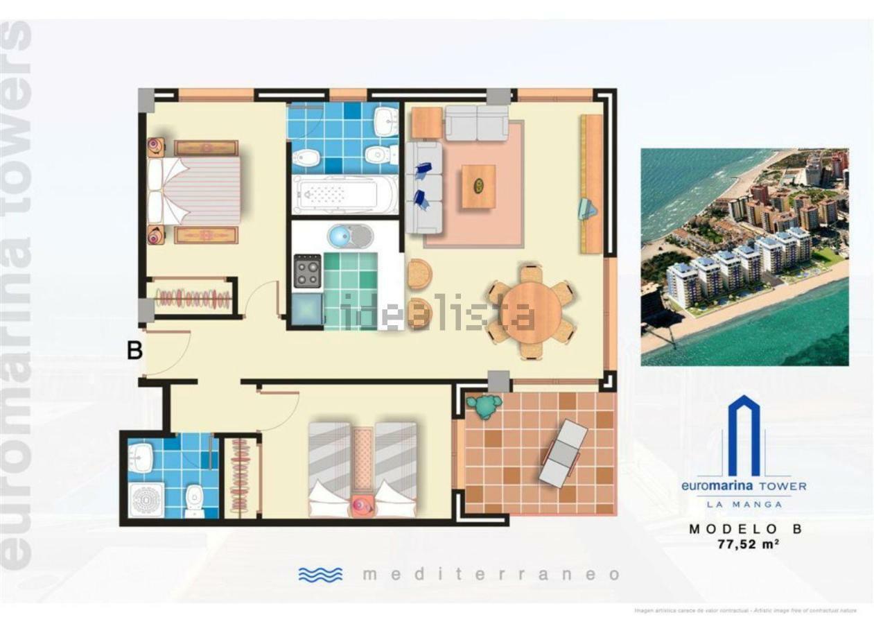 La Manga Apartamento - Primera Linea ซานคาเวียร์ ภายนอก รูปภาพ